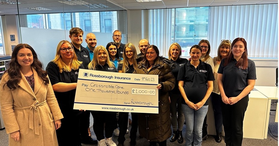 Rossborough staff raise money for Crossroads, our chosen charity of 2022